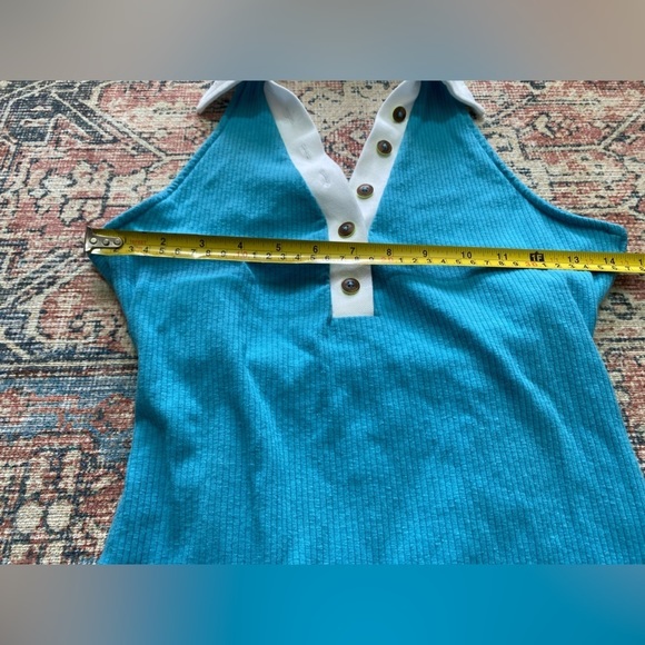 Urban Outfitters Dalton Collared Mini Dress/Size M/Blue/NWT - Picture 5 of 9